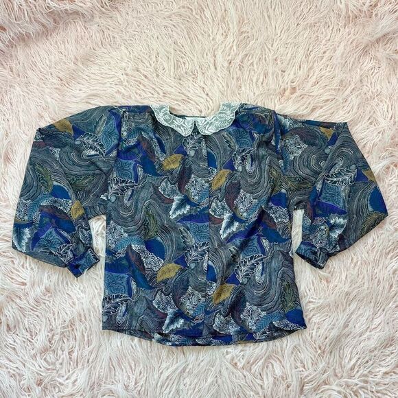 Vintage Collared Blouse - Picture 1 of 4